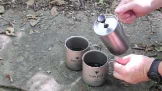 Want the best coffee while hiking?  Brew coffee outdoors!