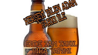 EVDE BİRA YAPIMI..! TAM TAHIL // GEREKLİ MALZEMELER // TÜM DETAYLARIYLA.!