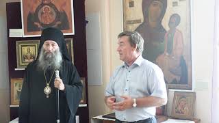 Заместитель главы Чугуевского района С. А.Сидоров о выставке икон в Чугуевке