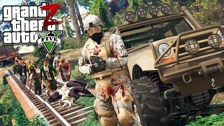 GTA 5 Зомби Апокалипсис - НАПАДЕНИЕ НА БАЗУ БАНДИТОВ ГТА 5 МОДЫ #14! - GTA 5 МОДЫ ОБЗОР МОДОВ ГТА 5