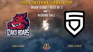 IZAKO BOARS vs PENTA SPORTS | MAP 1 | Zula International Cup 2018 - Group Stage Bo2