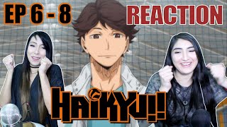 THE GREAT KING, OIKAWA ARRIVES!! | Haikyu!! Season 1 Episodes 6-8 Reaction Highlights