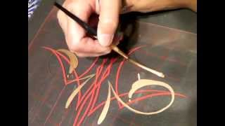 pinstriping painted by KANAGAWA PAINT FACTORY