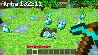 Я НАШЁЛ АЛМАЗЫ НА САМОЙ ПЕРВОЙ ВЕРСИИ В МАЙНКРАФТ 100% ТРОЛЛИНГ ЛОВУШКА MINECRAFT КОМПОТ