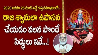 రాజశ్యామలా ఉపాసన  || Raja Syamala Upasana || Sadhana Spiritual TV