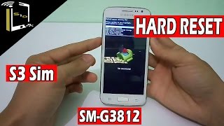HARD RESET DO CELULAR SAMSUNG  SM G3812 S3 SLIM