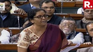 Union Finance Minister Nirmala Sitharaman Replies To Budget 2019 Debate In The Lok Sabha