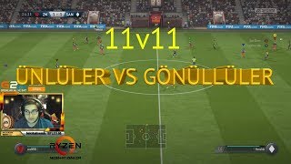 ZEON 11 KİŞİ TEK TAKIM EFSANE KÜME DÜŞME MAÇI ! FİFA 18