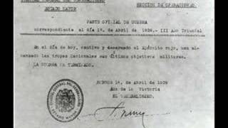 ÚLTIMO PARTE DE LA GUERRA CIVIL ESPAÑOLA 1º. ABRIL 1939