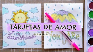 TARJETAS de SAN VALENTÍN ? CARTAS FÁCILES y CREATIVAS ? MANUALIDADES para REGALAR