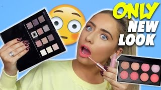 FULL FACE Using ONLY NEW LOOK Makeup?! Cheap Products TESTED!! ?