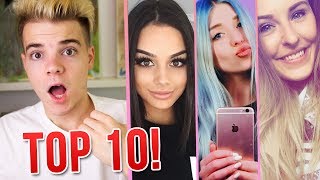 Die TOP 10 schönsten YOUTUBERINNEN! ?