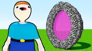 НУБ ПЛАСТИЛИНОВЫЙ ЧЕЛОВЕЧЕК ЗАТРОЛЛЕН СЕКРЕТ ПОРТАЛ В МАЙНКРАФТ ! СДЕЛАТЬ ПОРТАЛ В ПЛАСТИЛИНОВЫЙ МИР