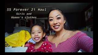 Giant Forever 21 $5 Haul (Women and Girls Clothes)