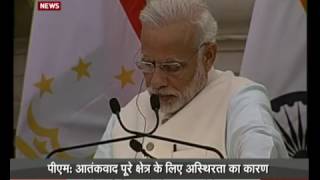 PM Modi at joint press statement with Tajikistan President Emomali Rahmon