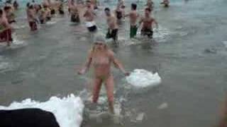Janica joins the Polar Bear Club in Chicago