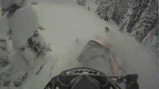 skidoo xm in some deep snow