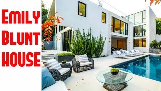 Emily Blunt House  2017 Hollywood Hills  $8million