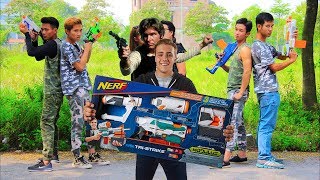 Action S.W.A.T & Hero Man Nerf guns criminal Group Hunter Rescue Brother Nerf War