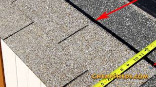 How To Shingle A Shed Roof Video