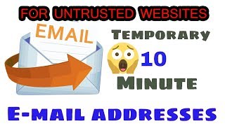 HOW TO CREATE ACCOUNT WITH TEMPORARY EMAIL FOR UNTRUSTED WEBSITES | FAKE EMAIL | TEACHTECTALK