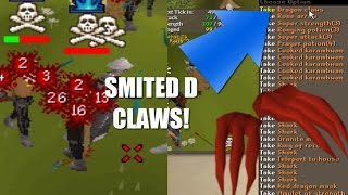 WE SMITED D CLAWS! OSRS Pk Commentary
