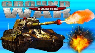 GROUND WAR TANKS гайд СОВЕТСКИЙ ТАНК МС 1 начало игры как  World of Tanks учимся играть первые бои