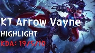 [lol]Korea Challenger Match League of Legends#32 KT Arrow Vayne HIGHLIGHT
