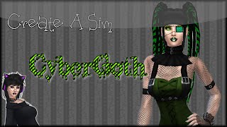 The Sims 4 Create A Sim Cyber Goth