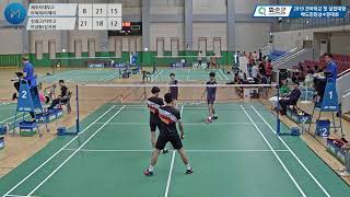 (제주사대부고/) 이혁재/이예지 vs (진광고/치악고/) 이상협/김지원_고혼복 결승[2019 전국학교 및 실업대항 배드민턴선수권대회(중고)]
