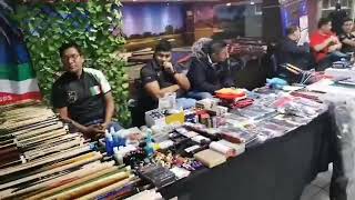Héctor Ocampo... Lanzamiento de los productos de Billar Million Dóllar