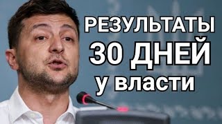 30 дней Зеленского у власти | Результаты Зе Президент Слуга Народу