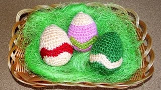 Пасхальное яйцо крючком