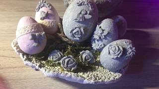Beton Ei im Shabby Chic Design DIY