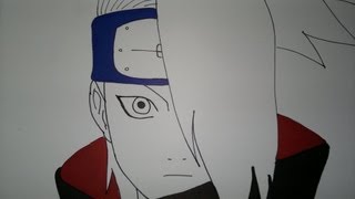 Drawing Deidara Slow Motion.デイダラを描画する方法.