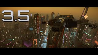 Star Citizen 3.5 - Mission - Area18 Flyby - Ultrawide | 4K | 2080 Ti