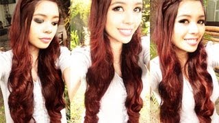 No Heat Bottom Curls Plus a Boho Inspired Hairstyle 2013