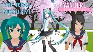 The real Miku in Yandere Simulator!!