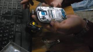 как почистить микрофон на телефоне пример SAMSUNG GT-S 5282