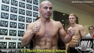 Ζύγιση - Weigh-in K-1 World Max 2012, Final 8, Athens