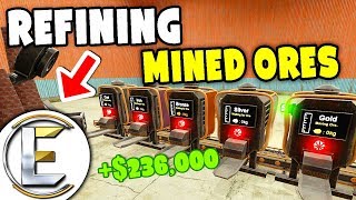 Refining Mined Ores - Gmod DarkRP Life (Mining For Gold And Other Materials Like Tycoon Simulator)