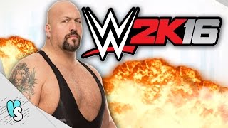 WWE 2K16 Indonesia - Vanskadi & Watchout & Big Show - Triple Threat Ladder Match