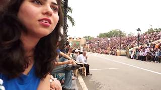 Wagah Border Retreat Ceremony