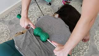 LOUD PELVIC POP!  Nervous for Her First Chiropractic Adjustment | Mondragon, DC