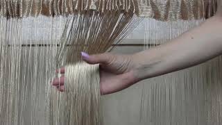 Кисея однотонная золотая