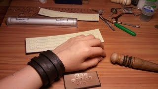 Стильный браслет из кожи своими руками-2.КДМ Булат.