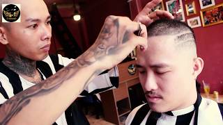 Huỳnh James có mái tóc cực chất khi đến Tú BarberShop
