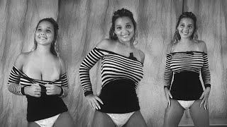 Christina Model - Black & White outfit [in Black & White]