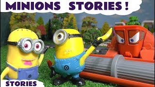 Minions Games with Disney Cars Toys Thomas & Friends Play Doh and Surprise Eggs - Family Fun TT4U