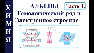 Алкены. Ч.1. Гомологический ряд и электронное строение алкенов.